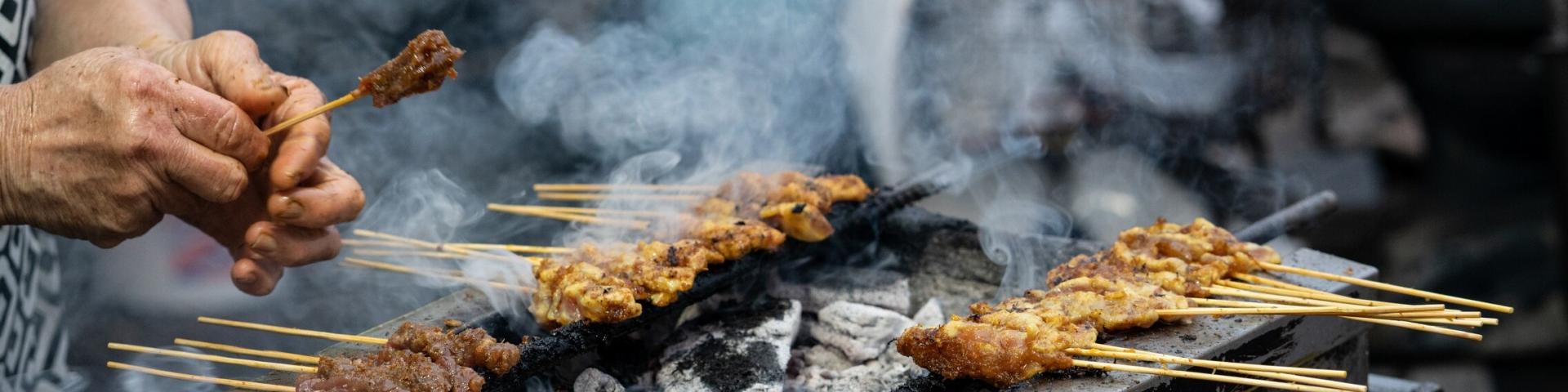 Street food w Kuala Lumpur 